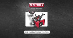 Craftsman Snow Thrower - Checking/changing the spark plug