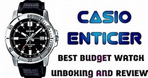 CASIO ENTICER MTP-VD01L-1EVUDF (A1371) WATCH - UNBOXING AND REVIEW