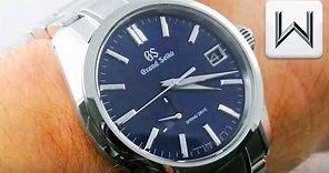 Grand Seiko Spring Drive Automatic BLUE DIAL (SBGA375) Luxury Watch Review