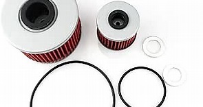 Motorcycle Oil Filter with O-rings and Drain Plug Gaskets 15412-MGS-D21 Fits for 2016-2020 HONDA PIONEER 1000 SXS1000 M3 M5 Replace Part Number 15412-HP7-A01 91301-107-000 91302-PA9-003 94109-12000