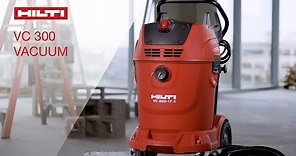OVERVIEW of Hilti s VC 300 universal wet and dry vacuum cleaner
