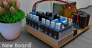 DIY 1000 Watt Amplifier using 16 transistors 2SC5200 & 2SA1943 - cbz project