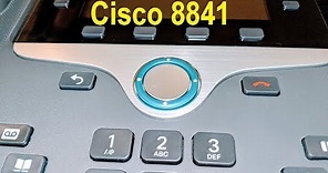 Un-boxing Cisco 8841 VoIP phone
