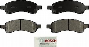 BOSCH BE1169 Blue Semi-Metallic Disc Brake Pad Set - Compatible With Select Buick Rainier; Chevrolet Colorado, Trailblazer; GMC Acadia Limited, Canyon, Envoy; Isuzu Ascender; Saab 9-7x; FRONT