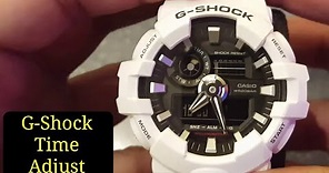 How to set the Date & Time on Casio Gshock 5522 (Analog and Digital) | GA-700