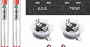 Dreyoo RV Water Heater Thermal Cutoff with ECO Thermostat Assembly Kit, UL Listed Replacement Part Compatible with Atwood 91447 93866 (2 Pcs)