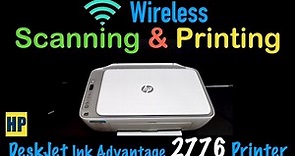 HP DeskJet Ink Advantage 2776 Wireless Scanning & Printing !!