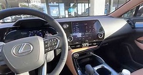 Inside the 2022 Lexus NX-250 (base model) With 10 inch Display