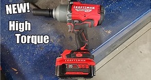 Craftsman V20 Brushless RP 1/2 Drive High Torque Impact Wrench Review CMCF940M1