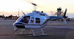 Start-Up & Takeoff Bell 206 JetRanger Epic Sound Helicopter N870H