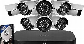 Lorex Fusion HD Security Camera System w/ 1TB DVR – 8 Channel Home Security System w/ 8 Analog Metal Bullet Cameras – Smart Motion Detection, Long Range IR Night Vision, Weatherproof Surveillance
