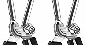 KLMNDUO 94-0103 Hanger Bracket Mounting Assembly, Airpower Line Clamp Stainless Steel for semi-Truck Tractor Trailers Designed to securely wrap and Support 3-in-1 air Hose Lines
