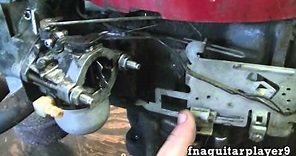 How Throttle and Choke Linkage is Setup on a Briggs 2 piece Carburetor (NEW ENGINE)