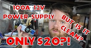 $20 100 AMP 12v Power Supply: Good for Ham Radio?? || HP DPS-1200 Review