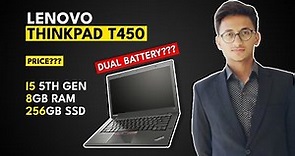 Dual Battery Laptop Lenovo Thinkpad T450 Review and Specifications | URDU