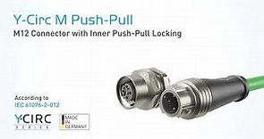 M12 Push-Pull Connector: 1st International Standard IEC 61076-2-012 from Yamaichi Electronics
