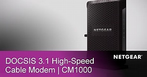 NETGEAR CM1000 Ultra High-Speed DOCSIS 3.1 Gigabit Cable Modem