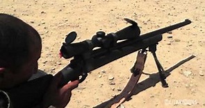 ANA Sniper training with M24 SWS (Sniper Weapon System)