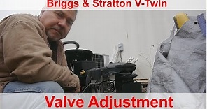 How to Adjust Valves on a Briggs & Stratton V-Twin