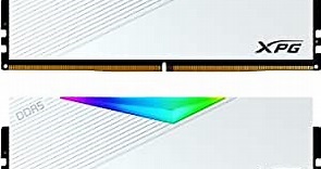 XPG Lancer DDR5 RGB 5600MHz 32GB (2x16GB) CL36-36-36 UDIMM 288-Pins Desktop SDRAM Memory RAM Kit White Heatsink (AX5U5600C3616G-DCLARWH)