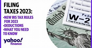 Filing taxes in 2023: New IRS rules and itemized deductions explained