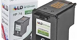 LD Products Remanufactured Ink Cartridge Replacement for HP 74 CB335WN (Black) Compatible with Deskjet D4245 D4260 D4263 D4268 D4280 D4360 D4363 D4368 OfficeJet