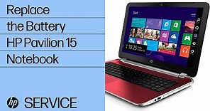 Replace the Battery | HP Pavilion 15 Notebook | HP Support