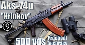 AKs74u Krinkov to 500yds: Practical Accuracy