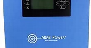 Aims Power SCC60AMPPT 60 Amp MPPT Solar Charge Controller, 12, 24, 36 and 48 Volt Solar Systems; 4 Stage Charging; Battery Type Selector; Stackable; Over Temp Protection