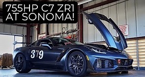 2019 Chevrolet Corvette C7 ZR1 Track Review - 755HP is TERRIFYING at Sonoma Raceway