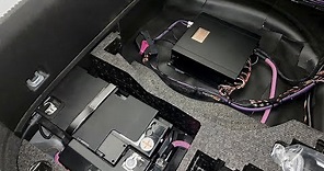 Audi TT MK2 Audio upgrade with a ZAPCO ADSP-Z8 IV amplifier with integrated DSP and BT streaming