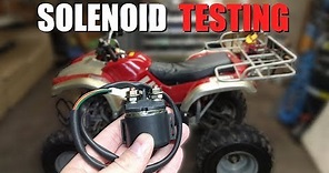 How to Test an ATV Solenoid!