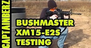 Bushmaster XM15-E2S AR15 5.56 Testing