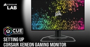 How to Set Up CORSAIR XENEON Gaming Monitor in iCUE 5