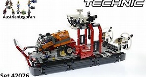 Lego Technic 42076 Hovercraft - Lego Speed Build Review