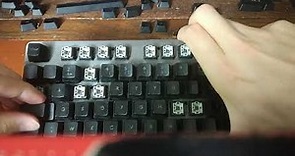 [disassembly] Logitech G513 carbon linear mechanical