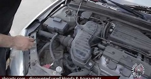 Air intake resonator box How to replace install fix change 01 02 03 04 05 Honda Civic replacement