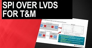 SPI over LVDS for Test & Measurement applications