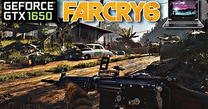 Far Cry 6 on GTX 1650 Mobile | HP Pavilion Gaming 15 | 60 FPS with FSR 🔥