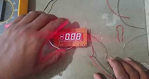 ICL7107 PANEL VOLTS METER CIRCUIT