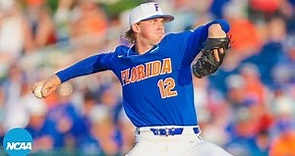 All 13 strikeouts from Hurston Waldrep in Florida s super regional win over South Carolina