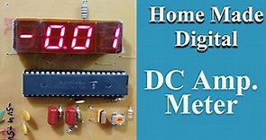 How to make Digital Amp Meter/ Voltmeter || ICL7107 Circuit Explain digital multimeter.
