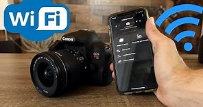 Canon T8i (850D) WiFi Setup and Demo