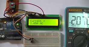 Current measurement using Arduino and LTSR 25 NP current sensor