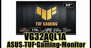 ASUS TUF Gaming 32” 1440P Gaming Monitor (VG32AQL1A)