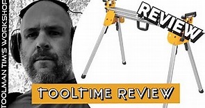 DEWALT FOLDING COMPACT MITRE SAW STAND (DWX724 Review) - ToolTime Gear Review