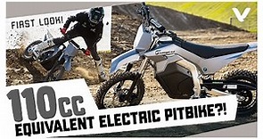 A 110cc Electric PITBIKE?! First Look at the Greenger G3 72v/6kw Machine