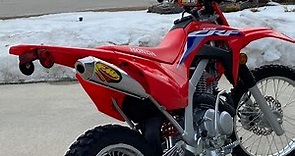 Crf125f with powercore 4 exhaust! (Before, during, after)