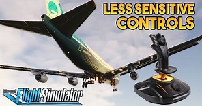 FS 2020 | How to Make Aircraft Controls LESS SENSITIVE [Tutorial]