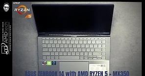 Asus ZenBook 14 with Ryzen 5 + MX350 (Q407IQ) $550: Unboxing & First Look